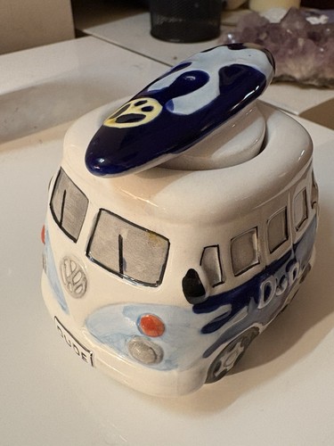 Ceramic campervan egg - vw,