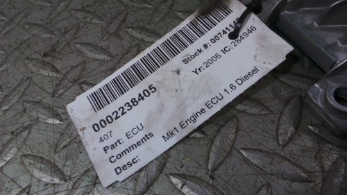 2006 peugeot 407 9655534080 - 2006,