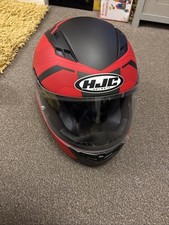 HJC Motorcycle helmet Black/Red Size:Large