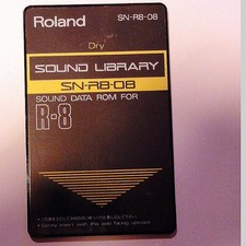 ROLAND SN-R8-08  " Dry"  Sound DATA ROM Sound Library for R8 drum machine Tested