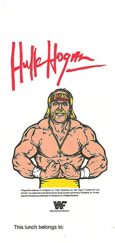 Wwf hulk hogan lunch bag - wwf,