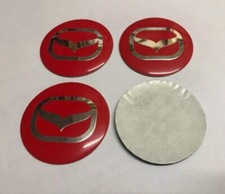 4x Stickers Mazda Car Wheel