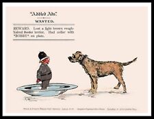 BORDER TERRIER AND POLICEMAN