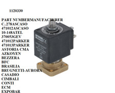 Astoria Cma,Azkoyen,Bfc,Brasilia Coffee Machine 3-way Solenoid Valve Lucifer 240