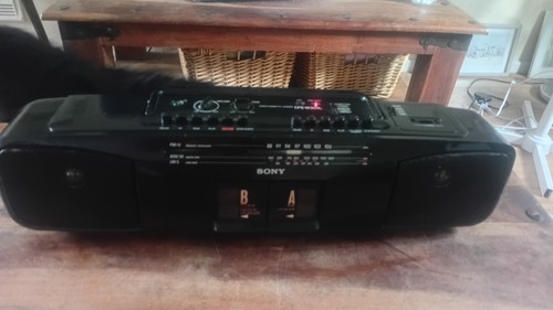 Sony stereo boombox radio - sony,