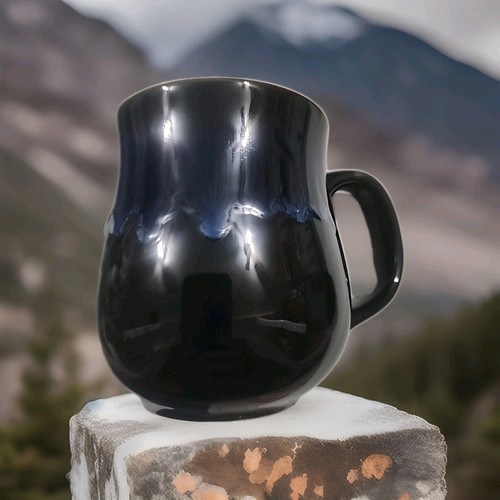 Drip glazed mug starry blue - mug,