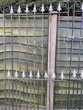 Metal Gates Pair Durable and