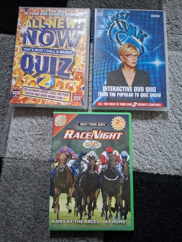 Interactive dvd games race - interactive, games,