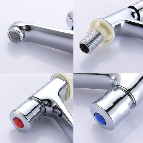 Bathroom basin taps pair 2 - bathroom,
