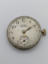 Trebex 15 Jewels Swiss Manual Wind Watch Movement SPARES PARTS REPAIR 22.2mm