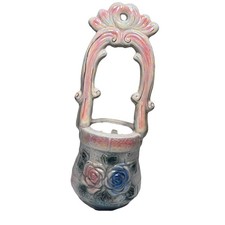 Ceramic Pink Lusterware Floral
