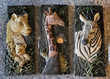 Set of 3 Giraffe, Zebra