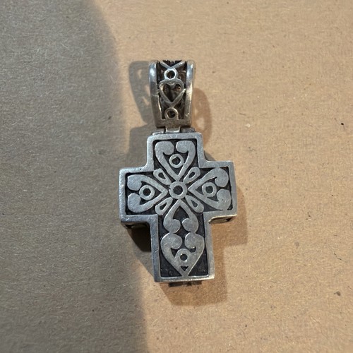 Vintage sterling silver cross - vintage,