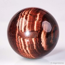 41g30mm Red Tiger Eye Sphere