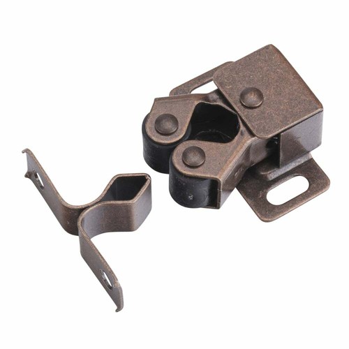 Bronze double roller catch - bronze,