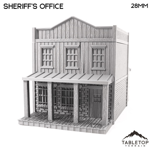 Old west sheriff office - office,