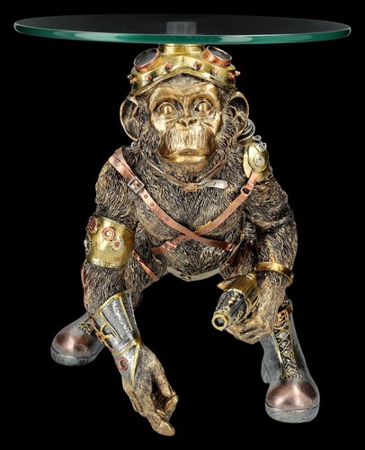 Table monkey steampunk - table,