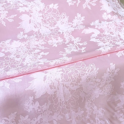 Polyester faux silk damask - polyester,