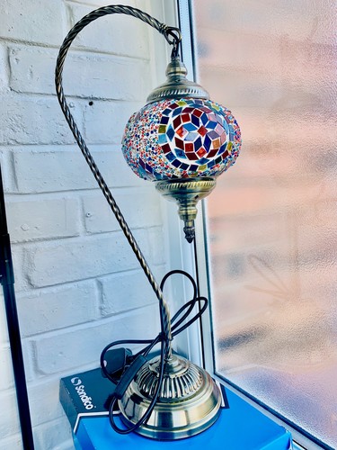 Turkish mosaic table - turkish, lamp