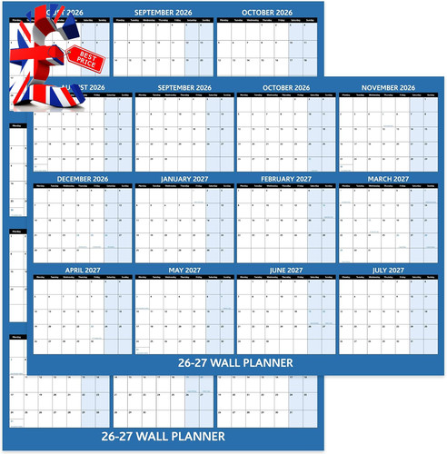 2026 2027 wall planner - wall, a1