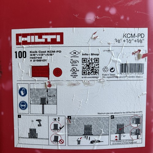 Hilti kcm kwik cast - kcm-pd,