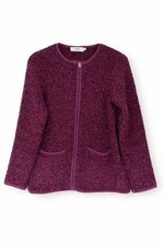 Honor Millburn Plum Bouclé