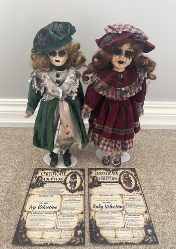 Porcelain horror doll - doll, set