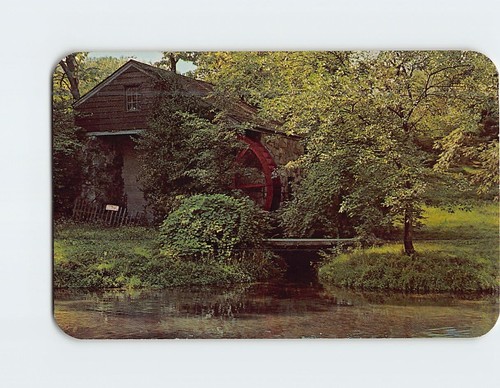 Postcard quaint half - quaint, half-hidden
