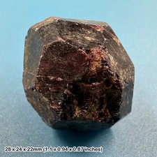 Red garnet rough gemstone