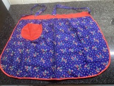 Vintage Cotton Pinny / Apron kitsch 1960’s Small adult/ child’s VGC 