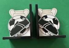 Football Wooden Bookends 