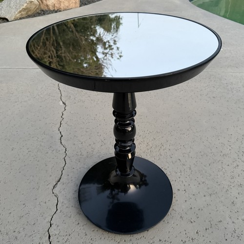 Black high gloss mirror top - black,
