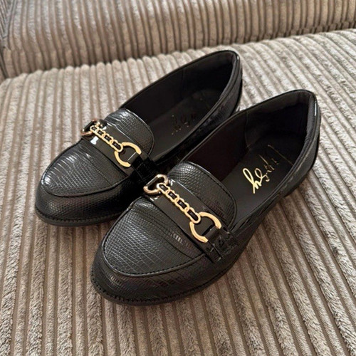 Lipsy black patent - black, loafers