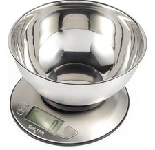 Salter Kitchen Scale with Bowl – Multiple Measure, 5kg Max Capacity, 2l & Bowl