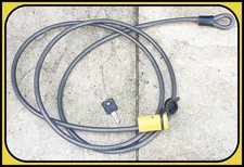 Saris 981 Bike Carrier Rack Locking Cable 8ft 10mm Coated Braided Steel With Key