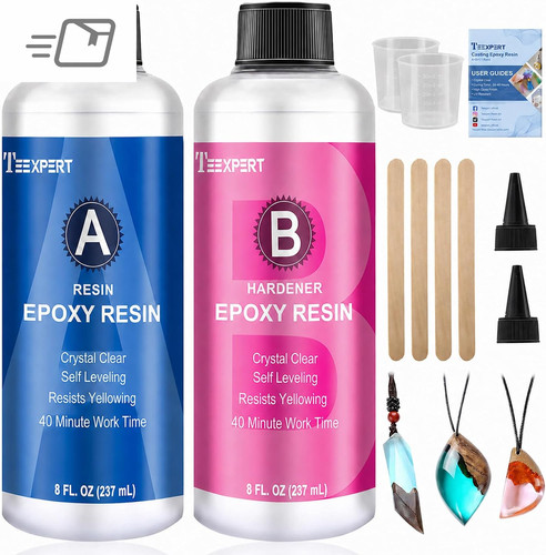 Epoxy resin crystal clear kit - crystal,