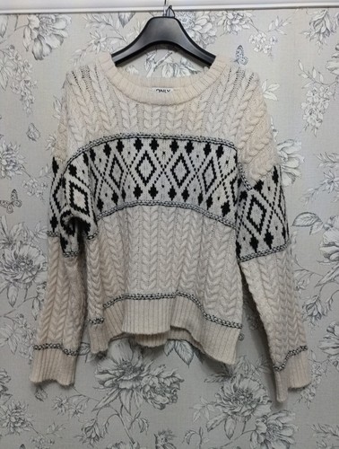 Womens cream and black - black, argyle