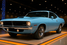 Plymouth Barracuda Light Blue