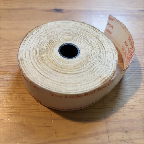 Vintage roll bus tickets - vintage,