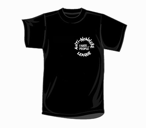 Anti nowhere league shirt - nowhere, t