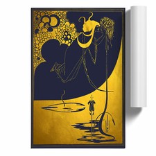 The Climax In Gold By Aubrey Beardsley Unframed Wall Art Poster Print Decor