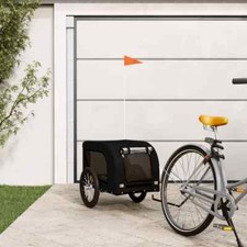 Dog Bike Trailer Black Oxford