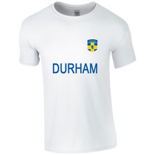 Durham  T Shirt Premium Quality Embroidered logo With Print