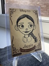 Card Fun Disney 100 Carnival Wood Sketch Card Jessie Toy Story