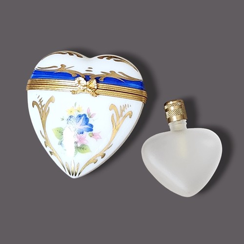 Limoges france heart hindged - limoges,
