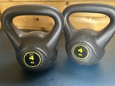 4kg Kettlebells Pair