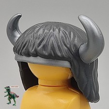 PLAYMOBIL gray helmet with