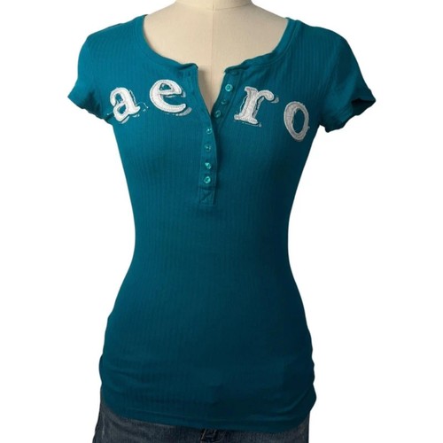 2000s grunge aeropostale teal - 2000s,