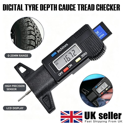 Digital tyre depth - tyre,