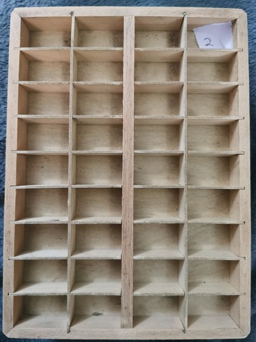 Vintage wooden printers letter - wooden,